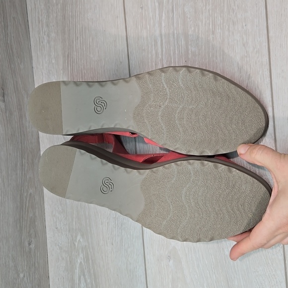 Cloudsteppers by Clarks Women. Oral Caddel Leather Wedge Sandals shoes sz 10M - Picture 11 of 12